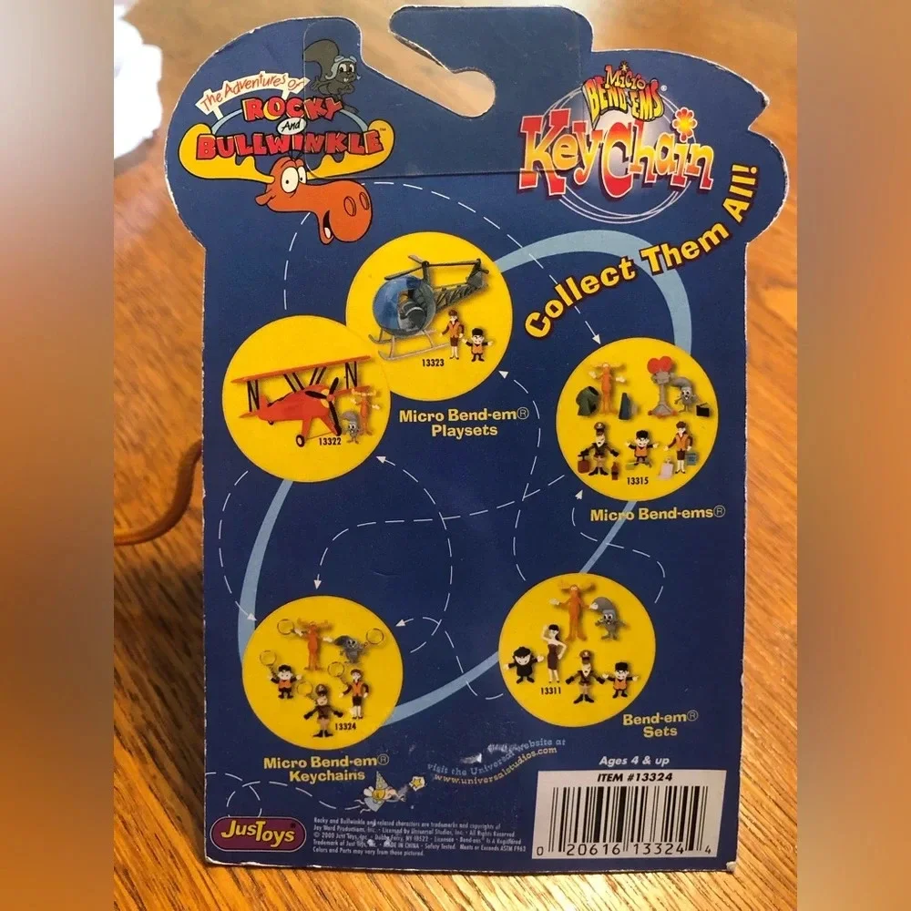 JusToys | Toys | The Adventures Of Rocky And Bullwinkle Micro Bendems ...